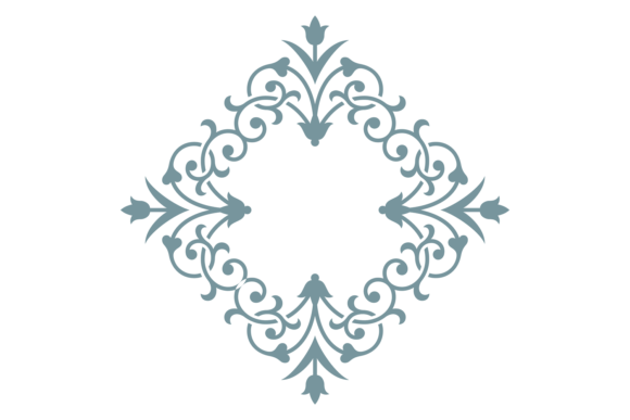 Decorative Calligraphic Monogram Template for Premium Branding