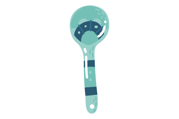 Decorative Ceramic Spoon. Big Dining Too