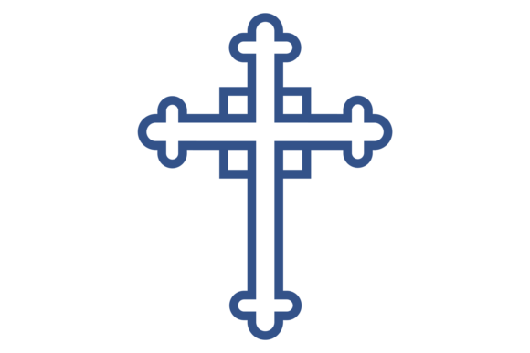 DEcorative Christian Cross Symbol. Holy: A Practical Evaluation of the Trinity Asset