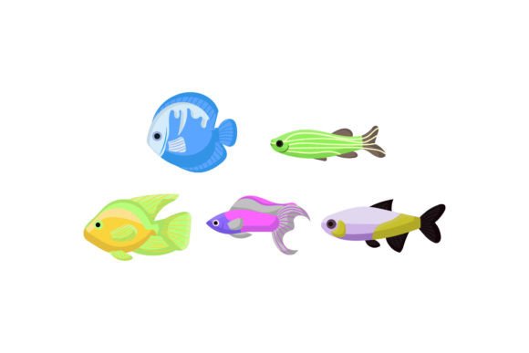 Decorative Fish: Versatile Design for Creative Projects