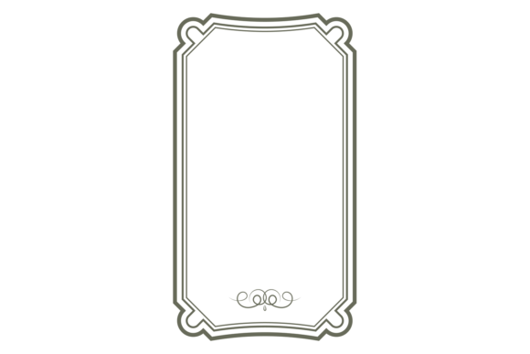 Decorative Vignette Template: Blank Orna