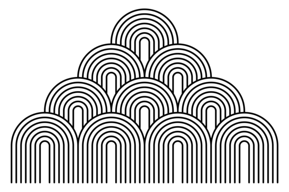 Geometric Line Decorative Element in Mid Century Style: A Guide to Modern Design