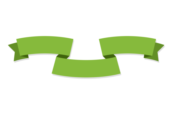 Green Badge Ribbon Template. Decorative: A Versatile Asset for Modern Design Projects