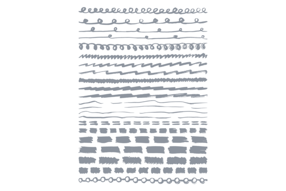 Grunge Ornament Set: Decorative Sketchy