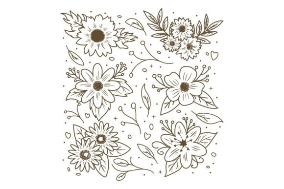 Hand-drawn Floral Decorative Elements: A Guide to Selection and Application