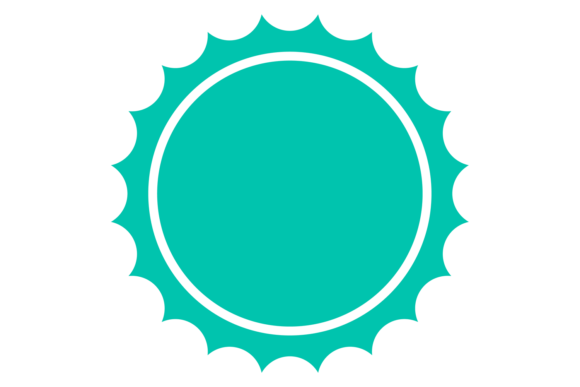 Round Decorative Badge: Blank Flat Rosette Analysis