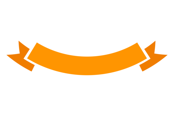 The Strategic Value of the Orange Ribbon Flag. Decorative Label. Bl in Modern Visual Identity
