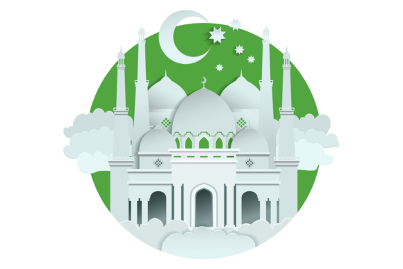 Transforming Digital Artistry: The Versatility of Mosque Paper Cut Decorative Islamic Ram Designs