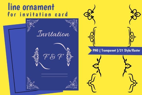 Transforming Wedding Invitations with Premium Transparent PNG Decorative Lines