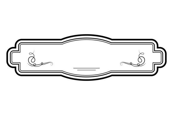 Vintage Decorative Emblem Frame Template