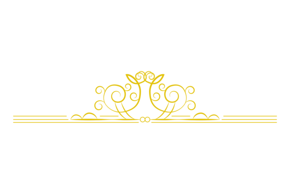 Vintage Elegant Page Header. Decorative