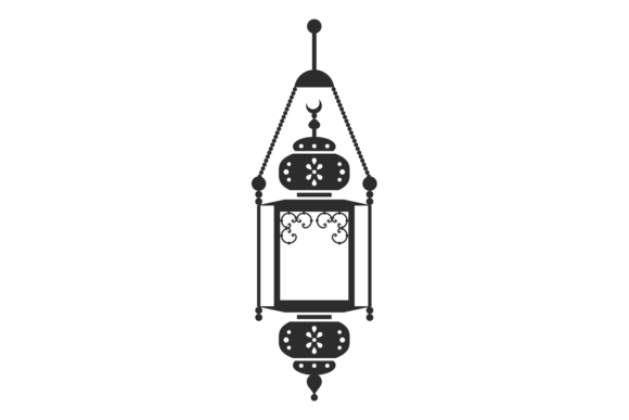 Vintage Lamp Icon. Retro Decorative Candle